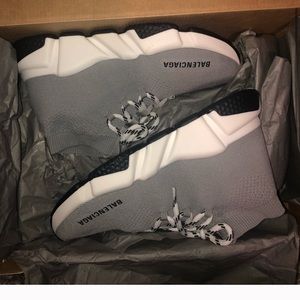 Brand new Authentic grey balenciaga speed trainers